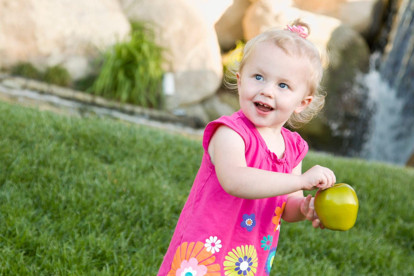 Little Girls Smiling